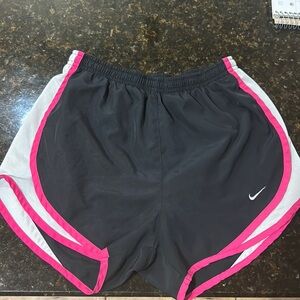 Nike black and pink shorts